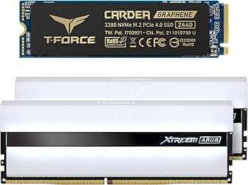 T-FORCE XTREEM ARGB 32GB 3600MHz ホワイト XTREEM ARGB DDR4 DESKTOP MEMORY WHITE 32GB(2x16GB) 3600MHz